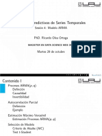 Modelos ARMA en series de tiempo