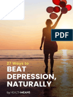 Healthmeans 27 Ways To Beat Depression Naturally