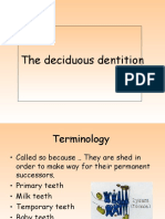 Decideous Dentition