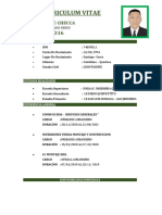 Curriculum Vitae Percy