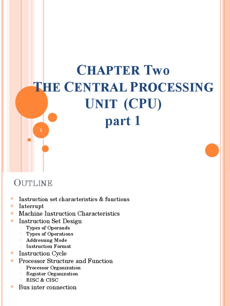 CPU Instruction Set and Architecture | PDF | Central Processing Unit ...