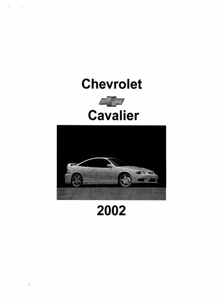 2002 Chevrolet Cavalier | PDF