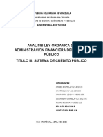 Analisis Ley Organica de Administratcion Financiera Del Sector Publico