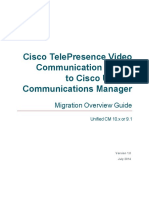 Cisco TelePresence Video Communication Server To Cisco Unified Communications Manager