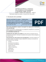 Guía de Actividades y Rúbrica de Evaluación - Unidad 2 - Fase 3 - Delimitación Objeto de Estudio y Recolección de Información