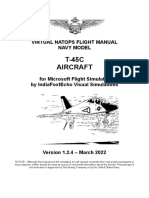 T-45C Aircraft: Virtual Natops Flight Manual Navy Model