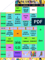 Horario Semana 3 Presencial