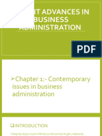 Managing Change and Innovation in Business Administration