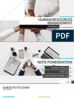 Human Resources Management: Semestre B2019