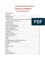 Residence Hall Handbook 1st Edition PDF