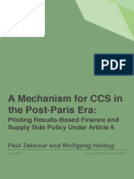 A Mechanism For CCS in The Post-Paris Era