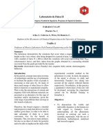 Informe de Ley de Faraday (#3 Laboratorio de Fisica II) INGLES