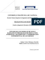 Mahiques - Estudio de Los Modelos de Suelo Radiante en Programas de Simulación Energética de Edif...