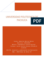 A6 P2. Creación y Publicación de Aplicación Web - CRUD Base de Datos C# - SMM