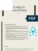 E-Health Philippines: Group 1