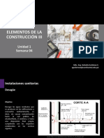 Instalaciones sanitarias: desagüe y ventilación