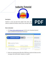 Learn Audacity Basics in 40 Steps