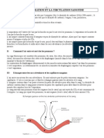 Cours - Respiration Et Circulation Sanguine