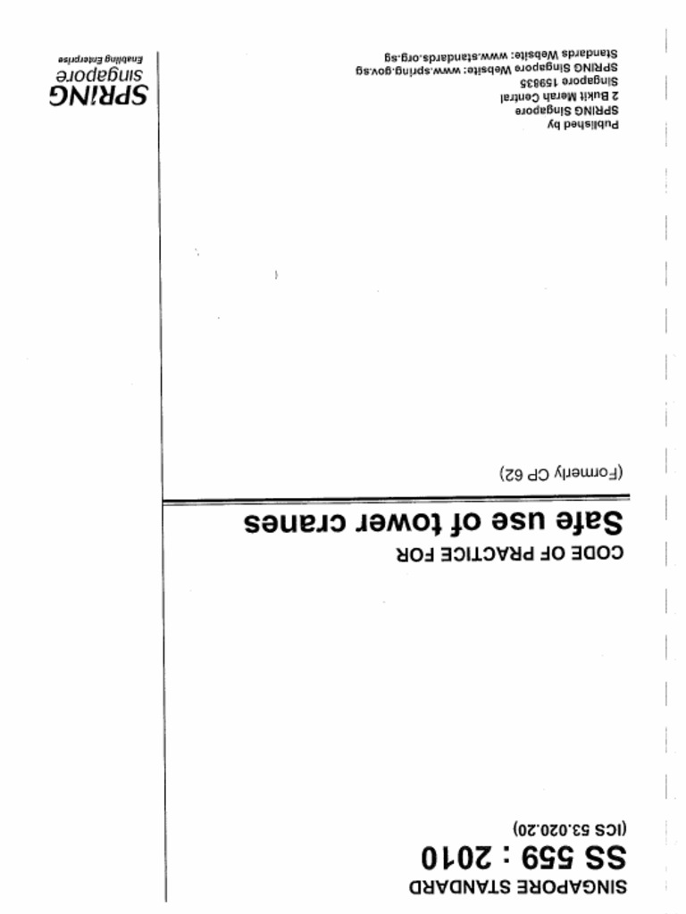 SS559 Safe Use of Tower Cranes PDF