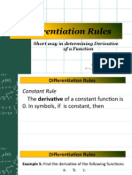 2 Differentiation Rules