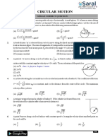 Circular Motion JEE Advanced Important Questions