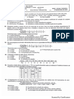 Estatistica, lista 01(Prof.César)