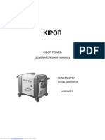 Kipor: Kipor Power Generator Shop Manual