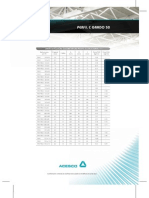 Ficha Técnica Perfil C Grado 50