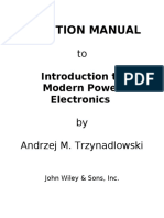 Toaz - Info Solution Introduction To Modern Power Electronics PR