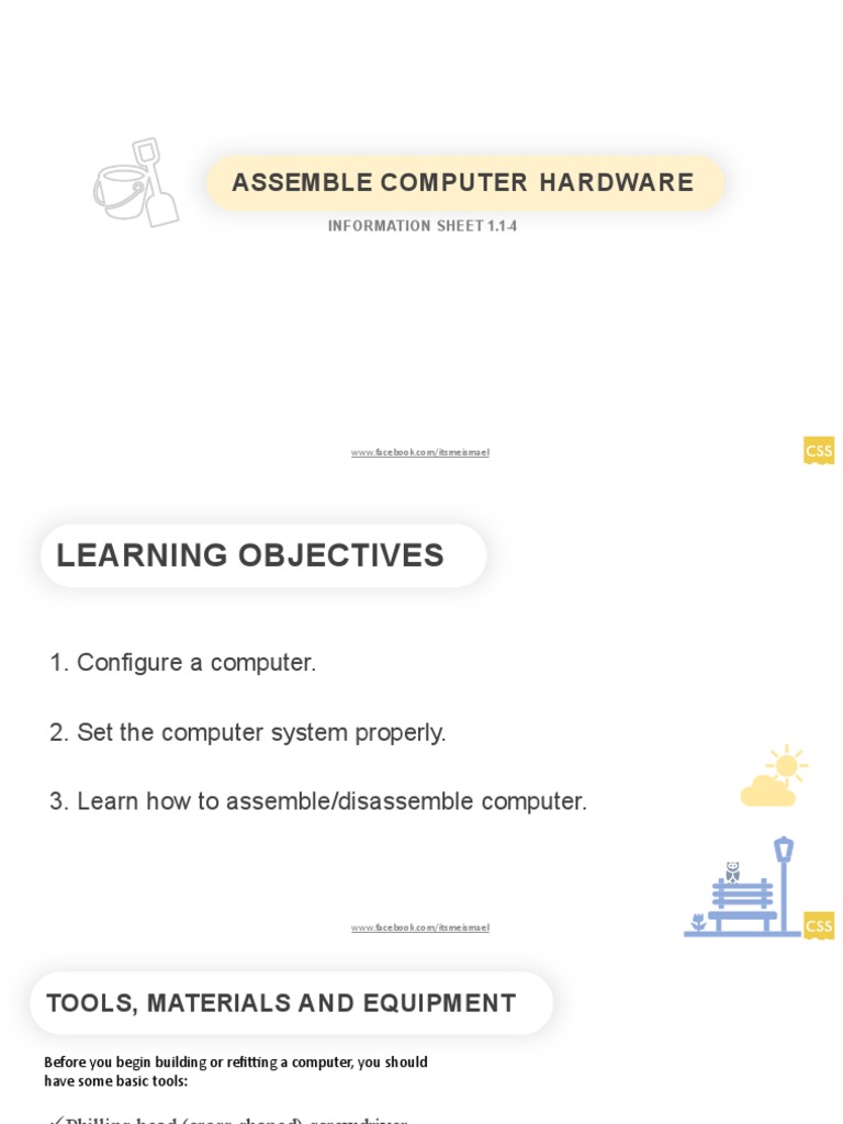 1.1-4 Assemble Computer Hardware PowerPoint | PDF | Electrical ...