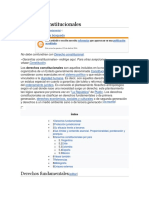 Derechos Constitucionales