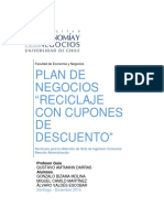 Plan de Negocios Reciclaje Con Cupones de Descuento