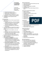 Week 11: Nursing Care of Patients With Intestinal and Rectal Disorders Abnormalities of Fecal Elimination