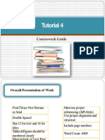 Tutorial 4 - Coursework Guidance