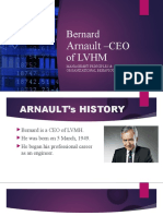 Bernard - Ceo of LVHM: Arnault