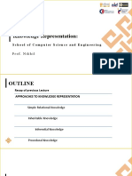 Approved UGC AICTE COA BCI Knowledge Representation Techniques