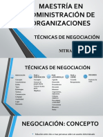 Tecnicas de Negociacion