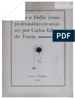 Firma Carlos Eduardo Turón para Carlos Monsiváis, Frente A Delfos