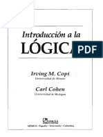 Rving M Copi Carl Kohen Introduccion A La Logica