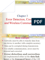 Error Detection, Correction and Wireless Communication