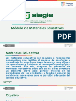 Módulo de Materiales Educativos - 2022