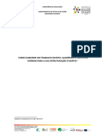 Guião de Elaboração de Um Trabalho Cientifico