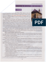 V. 1 Confesiuni Creștine În România - Ortodoxia, Catolicismul, Protestantismul Și Neoprotestantismul