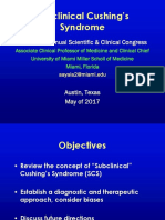 Subclinical Cushing's Syndrome: AACE 26th Annual Scientific & Clinical Congress