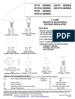 IP137 Series Ip137A Series IP337 Series Ip337A Series LM137 Series Lm137A Series