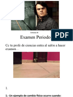 Examen Periodo 2 Ciencias 3