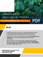 Materi 3 - Karakteristik Lingkungan Tropika