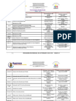 Programación Mensual de Actividades 10-11