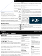 KitD v4-1 Rule Reference Sheets
