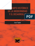 El Tiempo Histórico de La Modernidad y El Desarrollo - Luis Tapia
